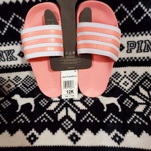 Adidas Pink Toddler Slides Size 13 Nwt
